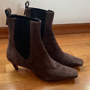 Reformation Roberta Kitten Heel Chelsea Boot  8.5